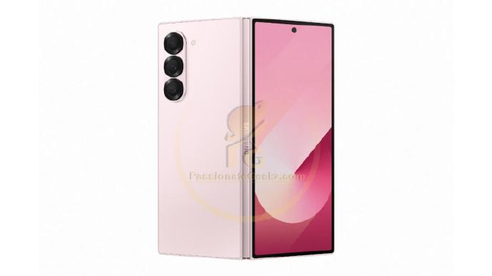 三星 Galaxy Z Fold6 折叠屏手机粉色款渲染图首曝，7 月 10 日发布  第4张