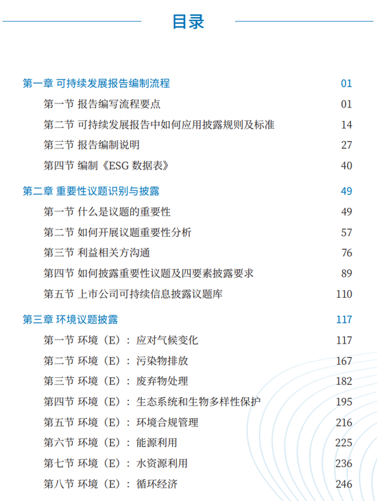 《上市公司可持续发展报告工作指南》目录  第1张